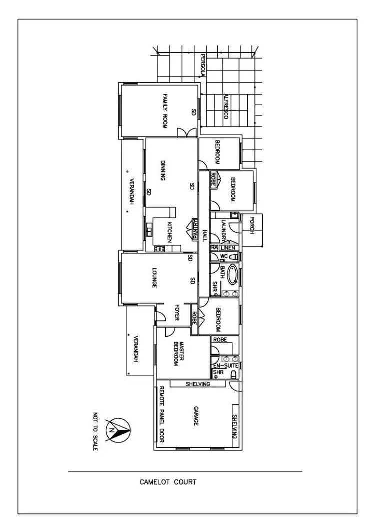 Floorplan of Homely house listing, 19 Camelot Crt, Warragul VIC 3820