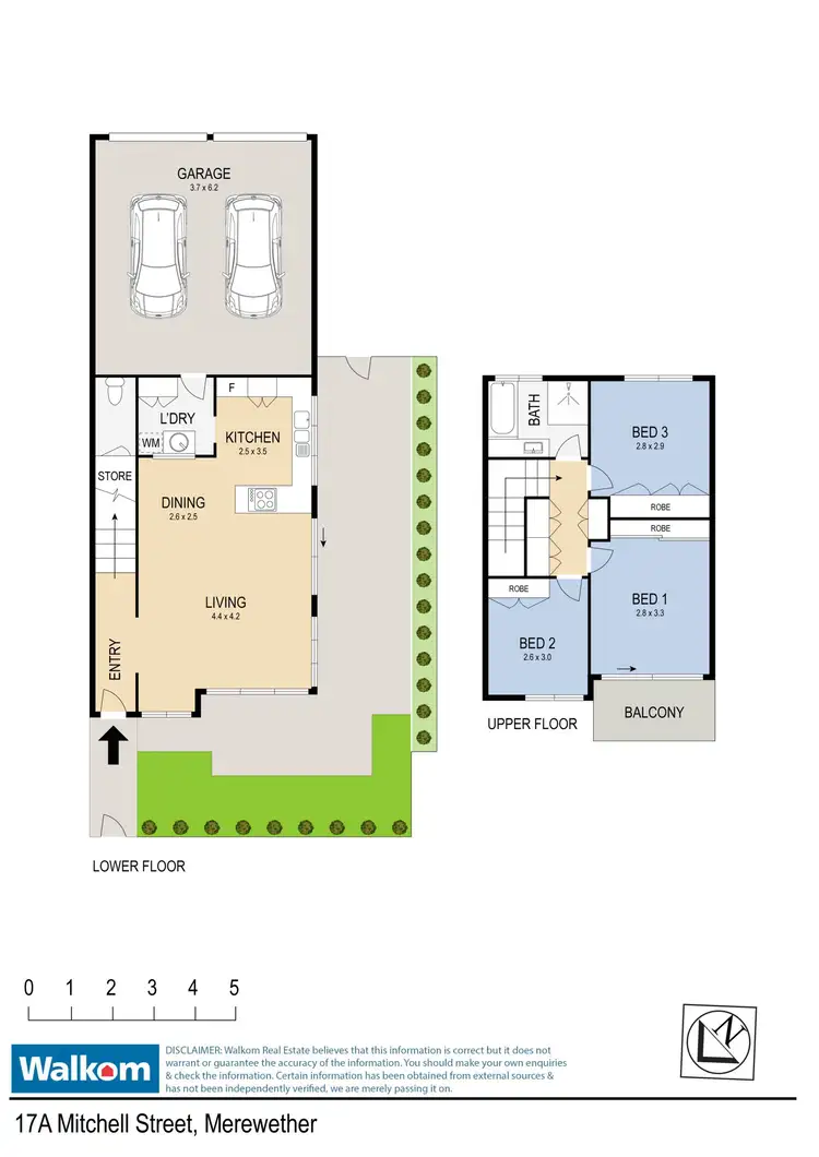 Floorplan of Homely townhouse listing, 17A Mitchell Street, Merewether NSW 2291