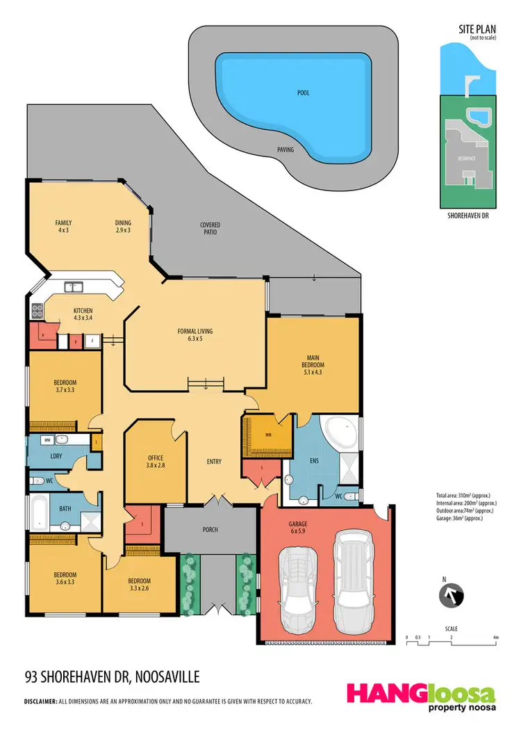 Floorplan of Homely house listing, 93 Shorehaven Drive, Noosa Waters QLD 4566