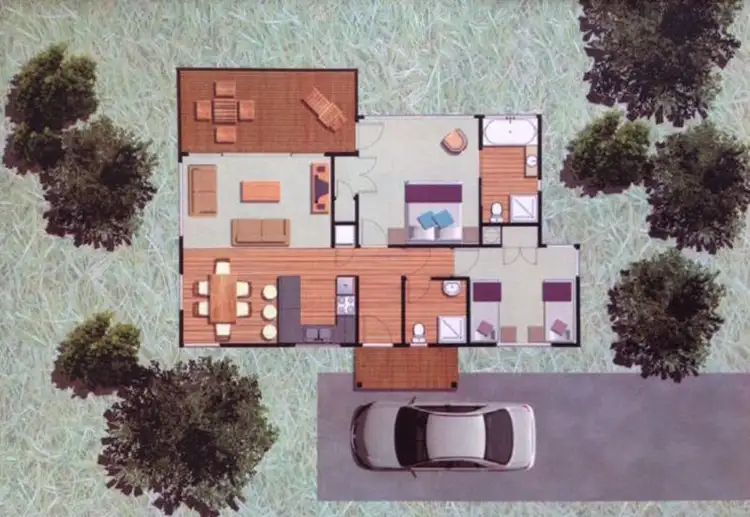 Floorplan of Homely serviced apartment listing, 33/6955 Arthur Highway, Port Arthur TAS 7182