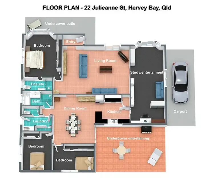 Floorplan of Homely house listing, 22 Julie Anne Street, Urraween QLD 4655
