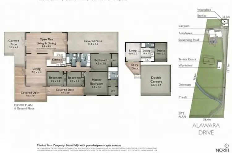 Floorplan of Homely rural property listing, 14 Alawara Drive, Tallai QLD 4213