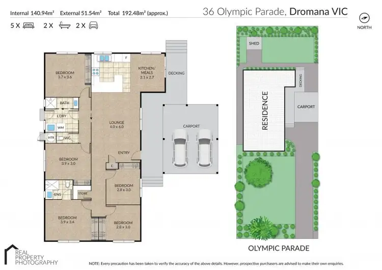 Floorplan of Homely house listing, 36 Olympic Parade, Dromana VIC 3936