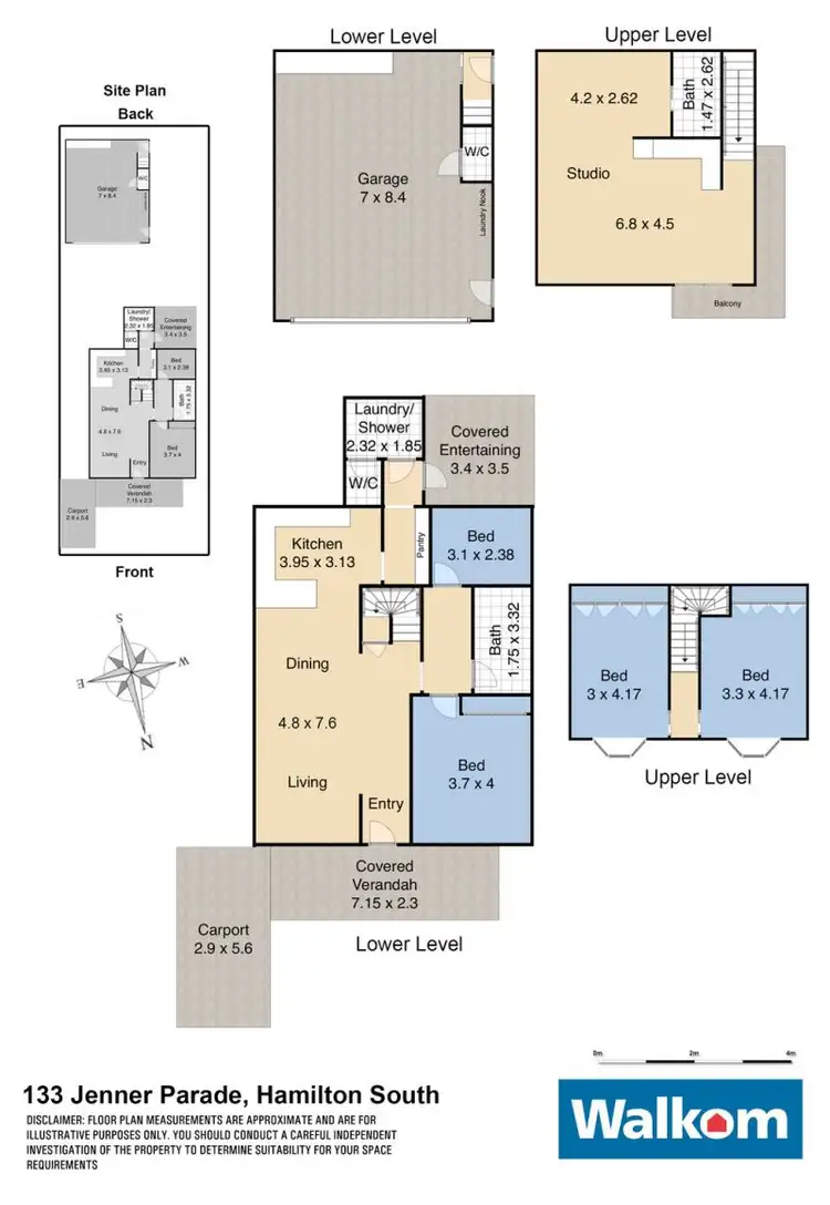 Floorplan of Homely house listing, 133 Jenner Parade, Hamilton South NSW 2303