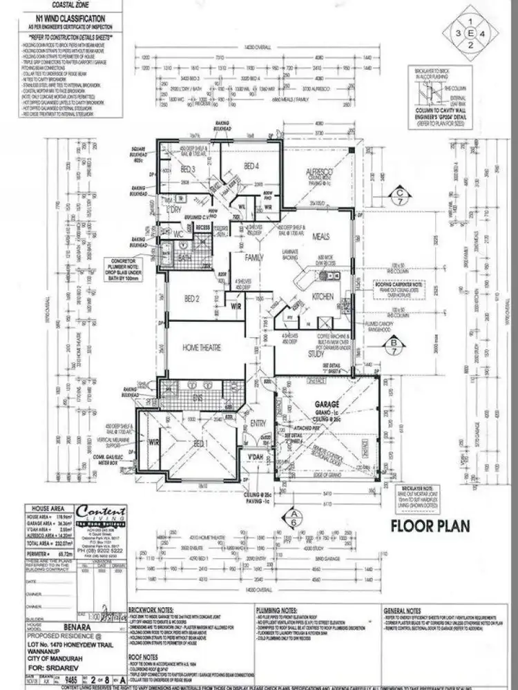 Floorplan of Homely house listing, 10 Honeydew Trail, Wannanup WA 6210