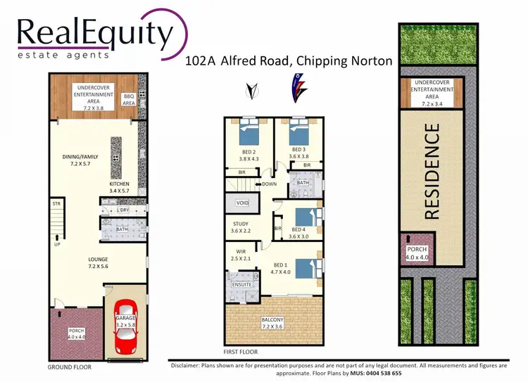 Floorplan of Homely semi-detached listing, 102a Alfred Road, Chipping Norton NSW 2170