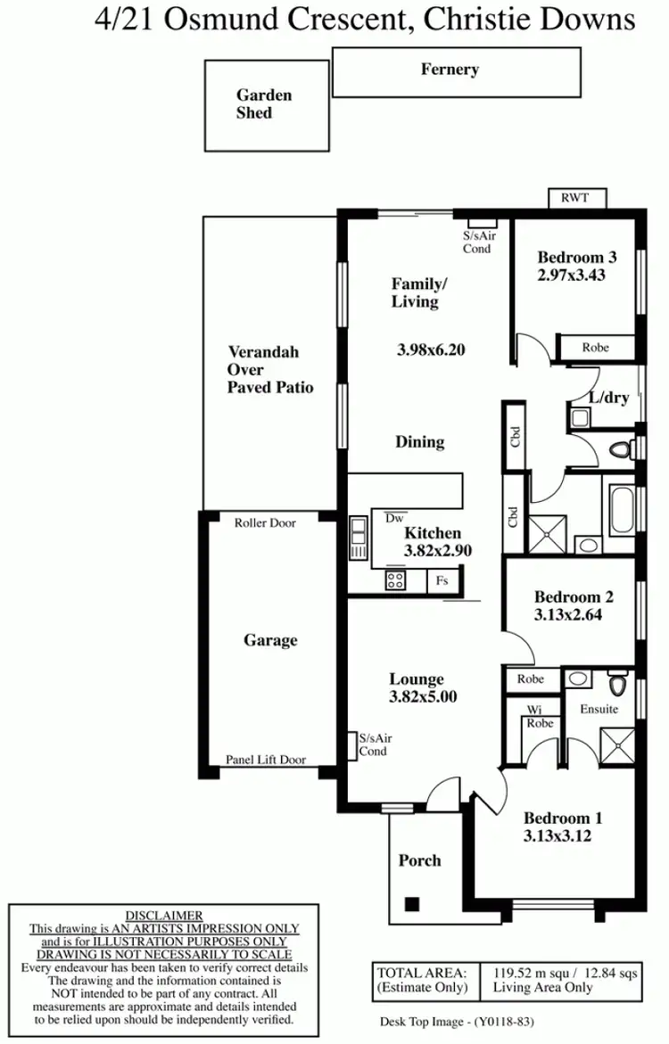 Floorplan of Homely house listing, 4/21 Osmund Cres, Christie Downs SA 5164