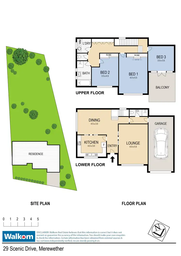 Floorplan of Homely house listing, 29 Scenic Drive, Merewether NSW 2291