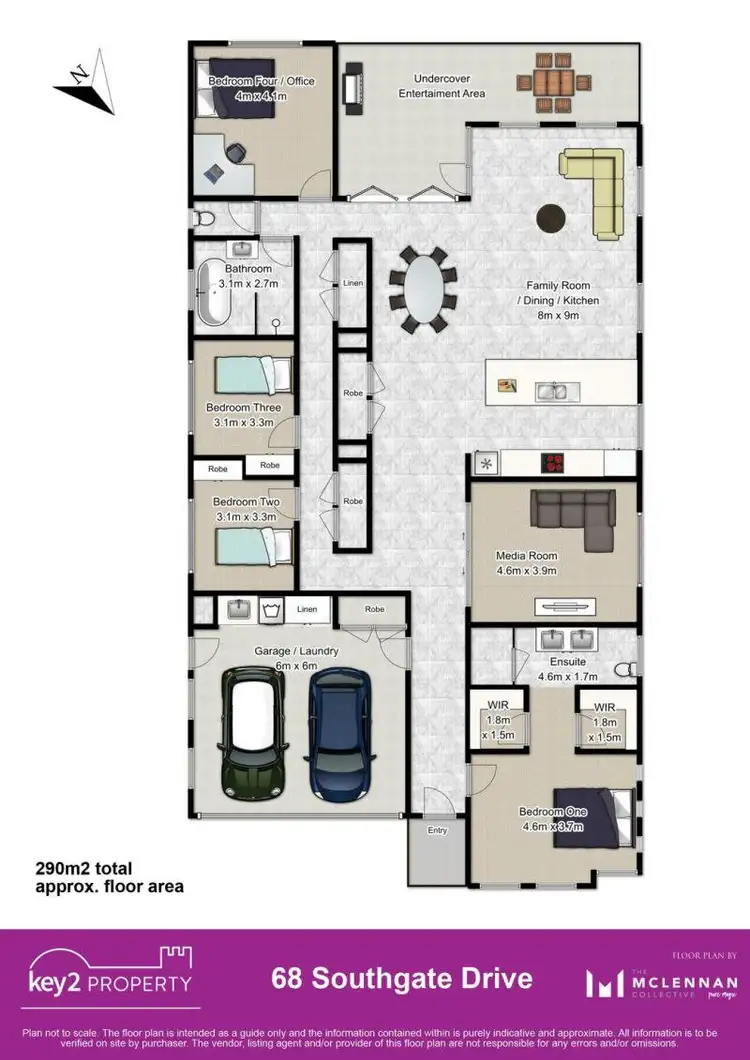 Floorplan of Homely house listing, 68 Southgate Drive, Kings Meadows TAS 7249