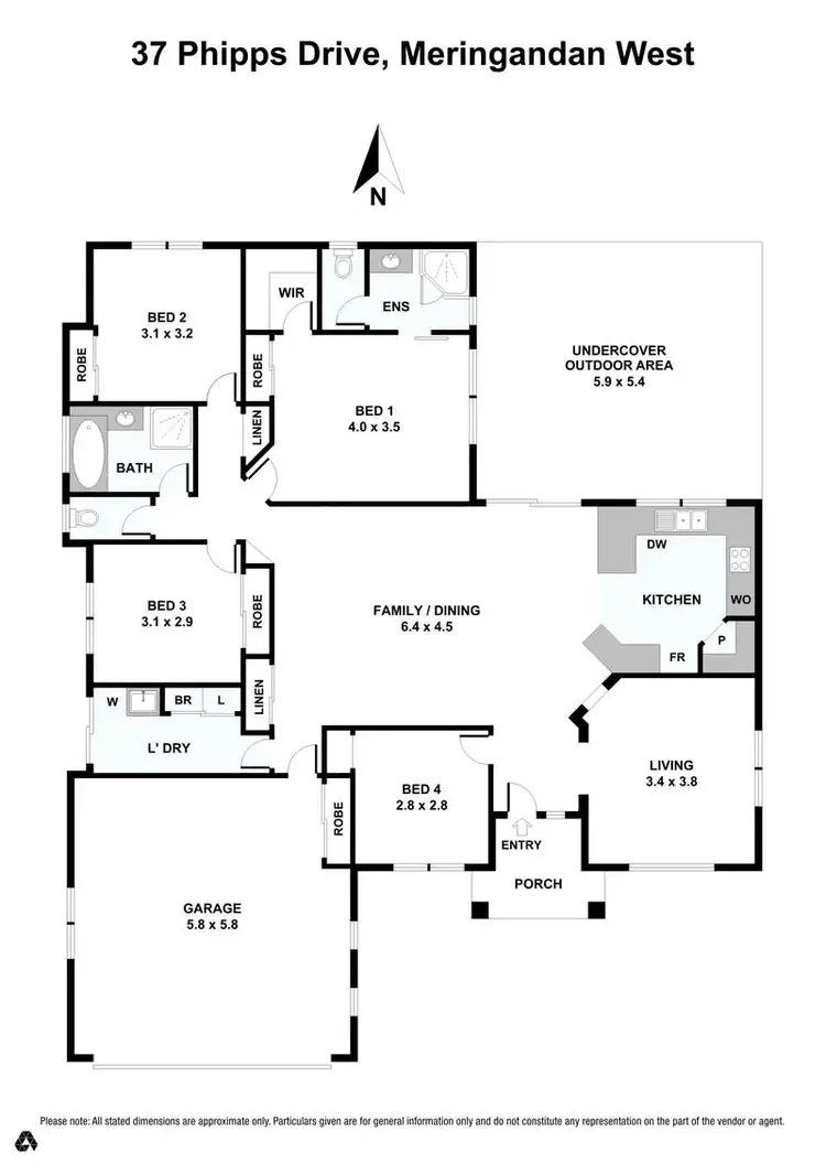 Floorplan of Homely house listing, 37 Phipps Drive, Meringandan West QLD 4352