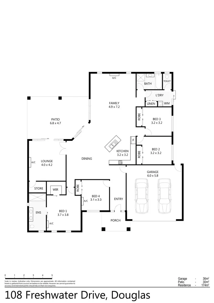 Floorplan of Homely house listing, 108 Freshwater Drive, Douglas QLD 4814