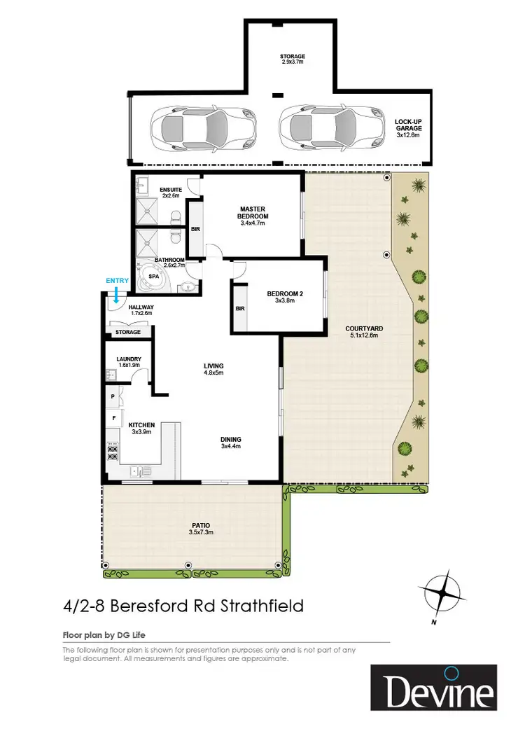 Floorplan of Homely apartment listing, 4/2-8 Beresford Road, Strathfield NSW 2135