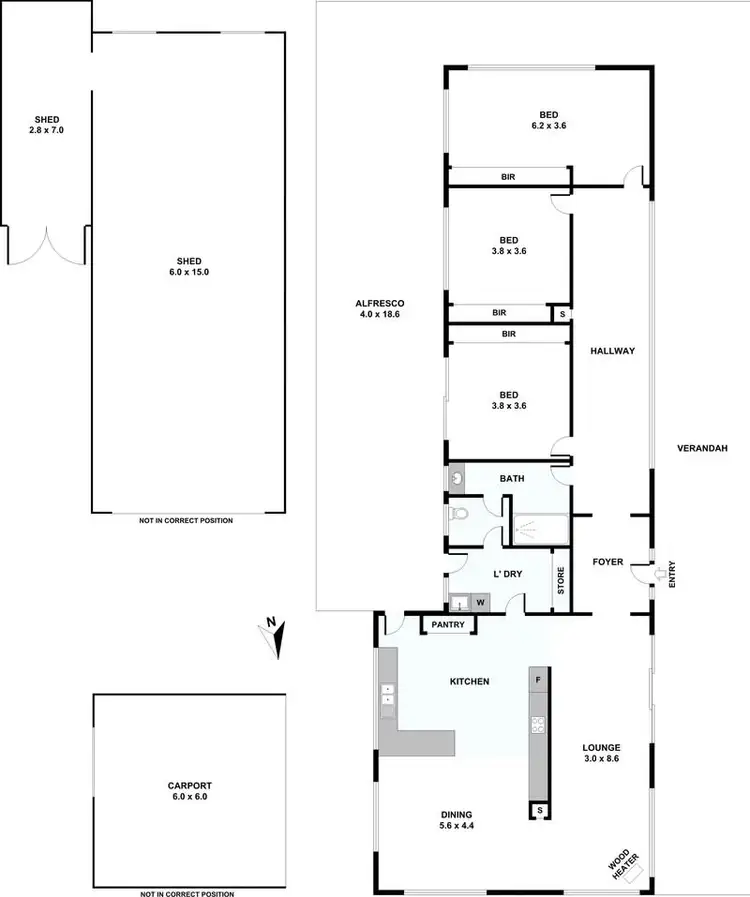Floorplan of Homely house listing, 40 Eleventh Avenue, Eden Park VIC 3757