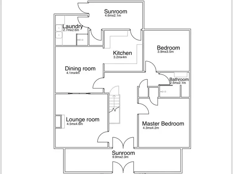 Floorplan of Homely house listing, 13 Princes St, Burnie TAS 7320