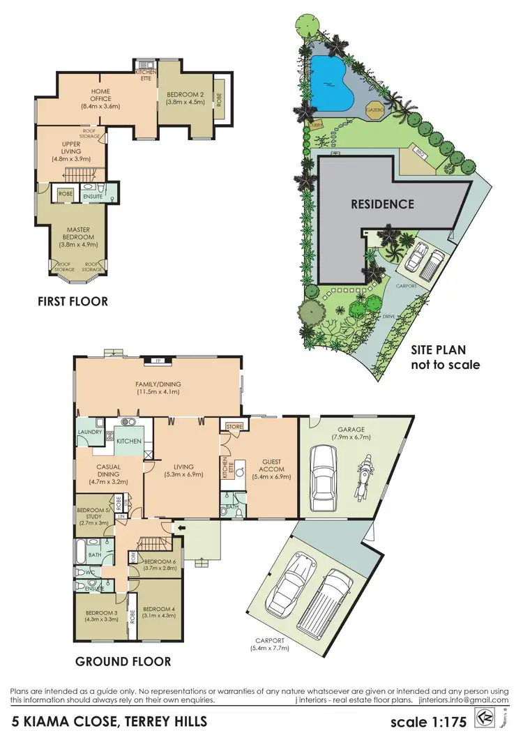 Floorplan of Homely house listing, 5 Kiama Close, Terrey Hills NSW 2084