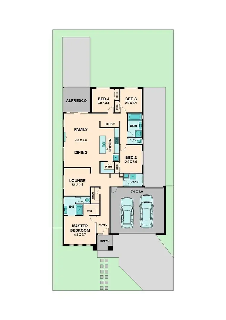 Floorplan of Homely house listing, 10 Buckland Hill Drive, Wallan VIC 3756