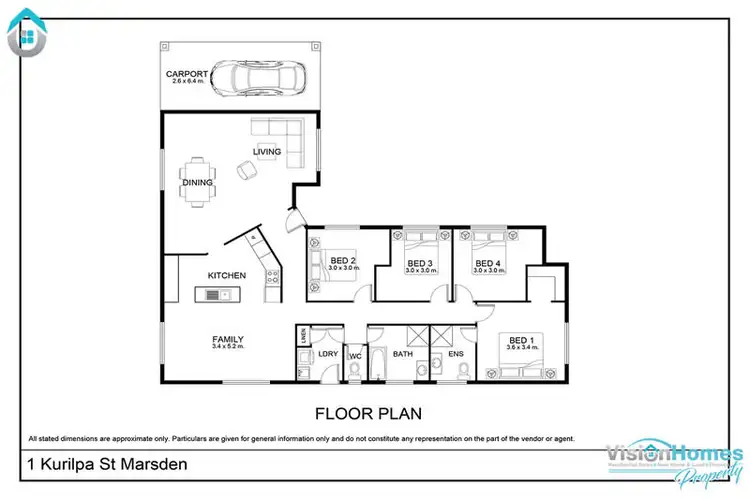 Floorplan of Homely house listing, 1 Kurilpa St, Marsden QLD 4132