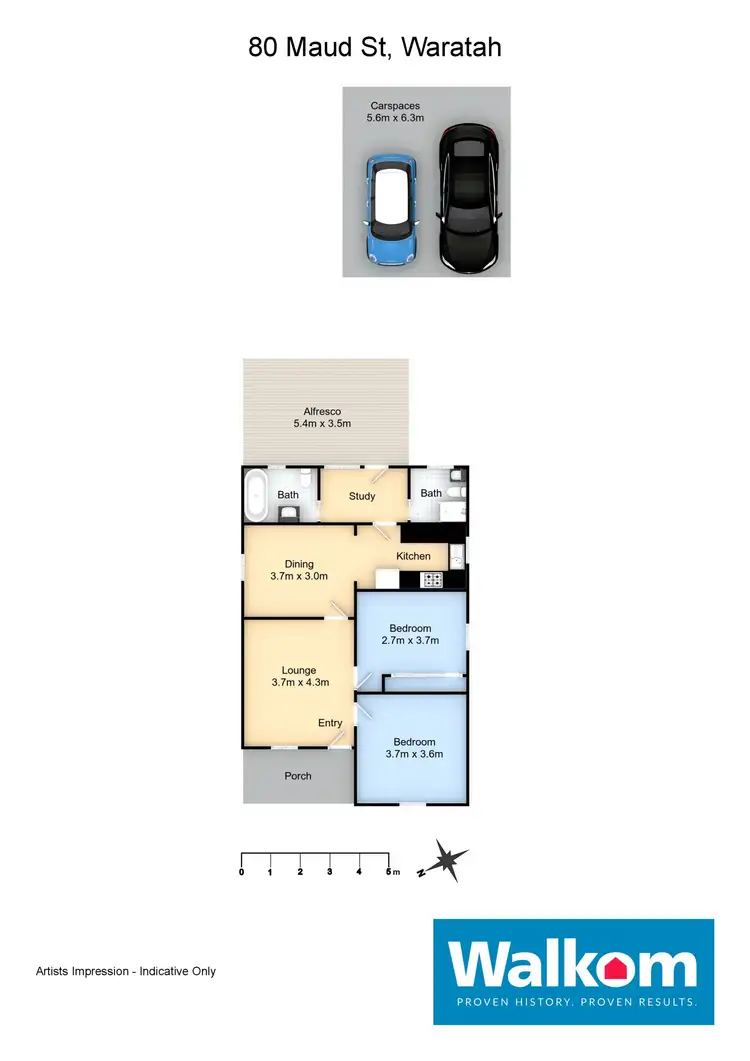 Floorplan of Homely house listing, 80 Maud Street, Waratah NSW 2298