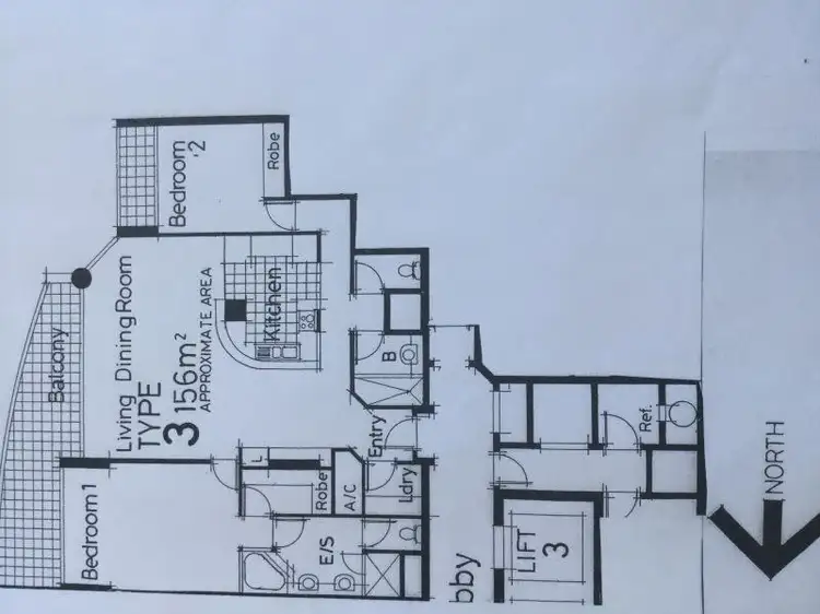 Floorplan of Homely apartment listing, 52/2 Goodwin Street, Kangaroo Point QLD 4169