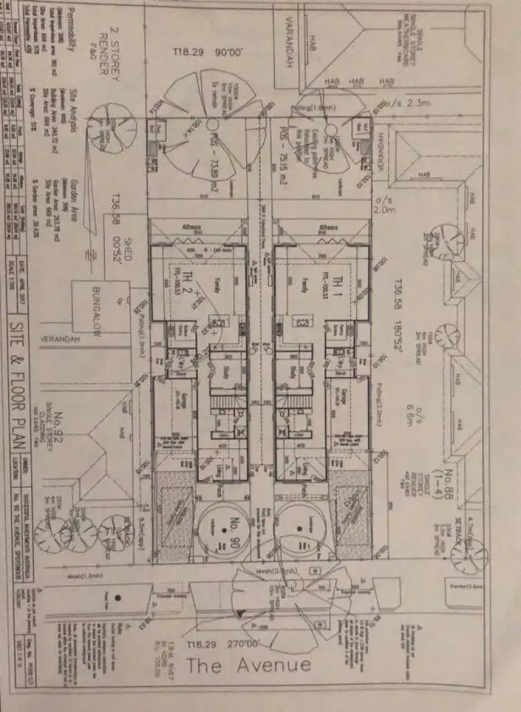 Floorplan of Homely land listing, 90 The Avenue, Spotswood VIC 3015