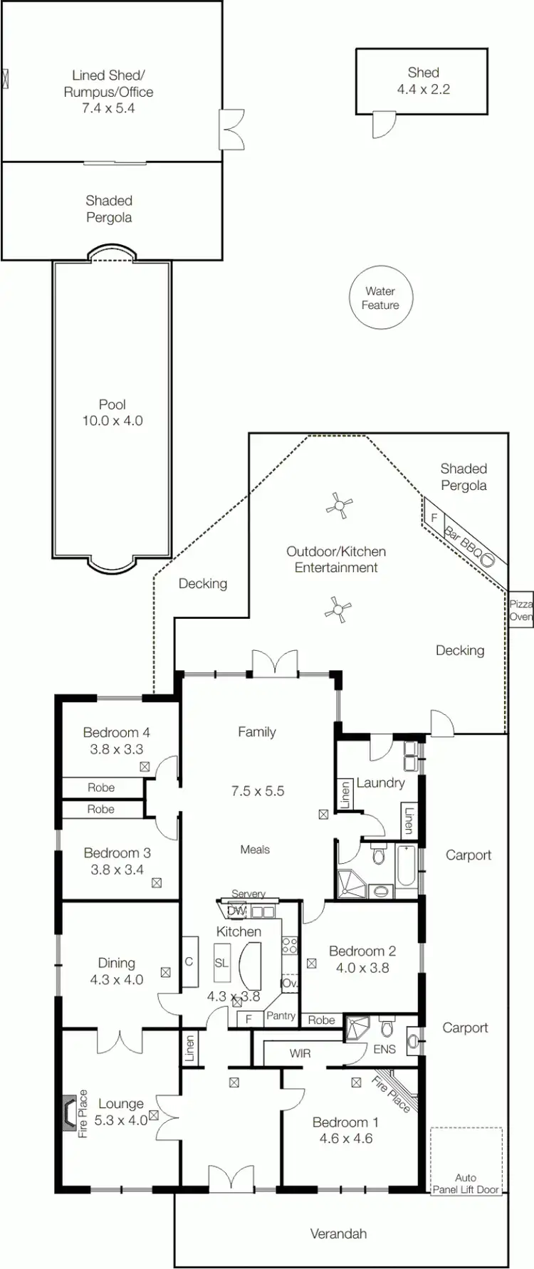 Floorplan of Homely house listing, 1 Fifth Avenue, Glenelg East SA 5045