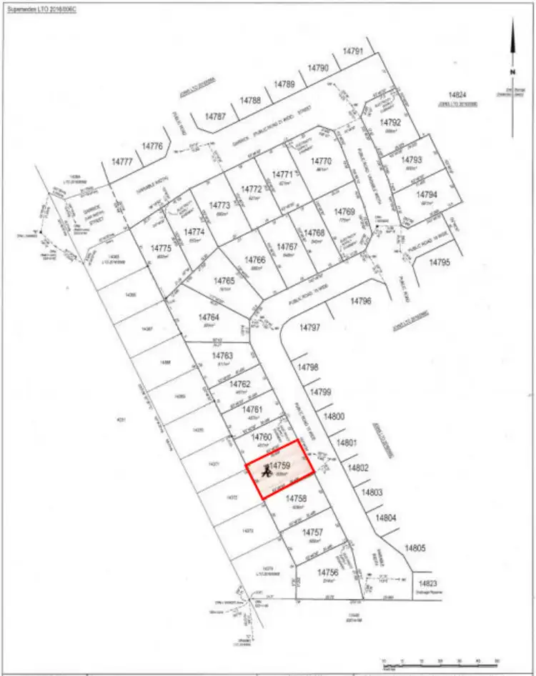 Floorplan of Homely land listing, 22 Pascoe Court, Zuccoli NT 832