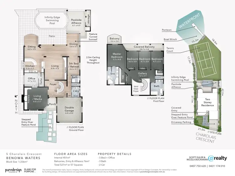 Floorplan of Homely house listing, 5 Charolais Crescent, Benowa Waters QLD 4217