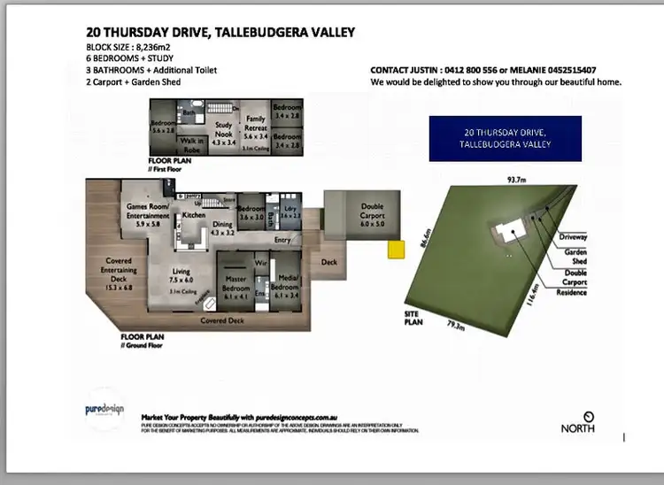 Floorplan of Homely house listing, 20 Thursday Drive, Tallebudgera Valley QLD 4228