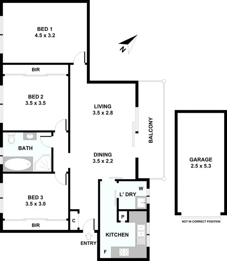 Floorplan of Homely unit listing, 6/363 New Canterbury Road, Dulwich Hill NSW 2203