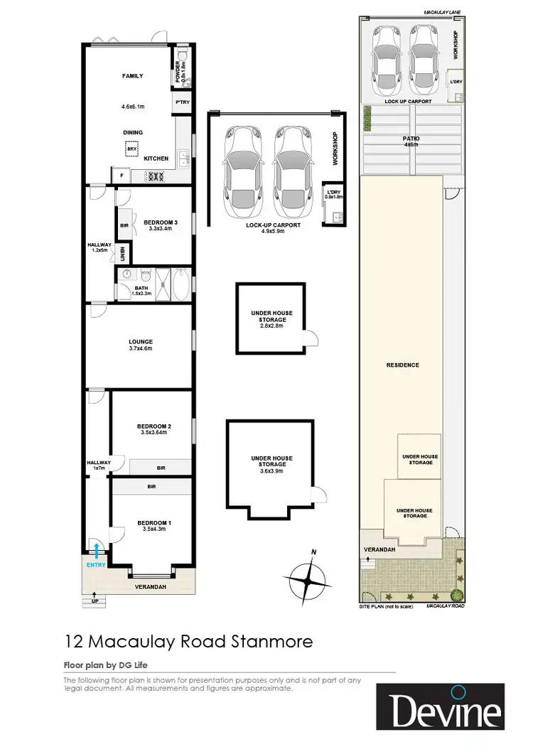 Floorplan of Homely house listing, 12 Macaulay Road, Stanmore NSW 2048