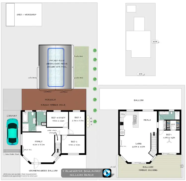 Floorplan of Homely house listing, 7 Bluewater Boulevard, Sellicks Beach SA 5174