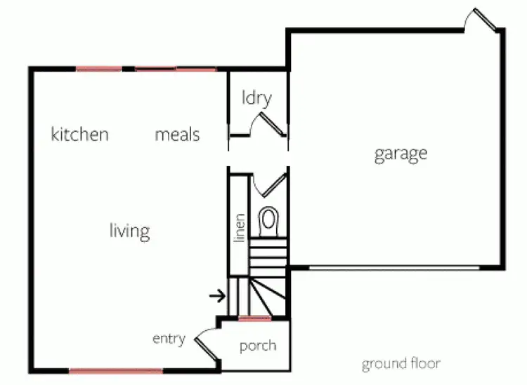 Floorplan of Homely townhouse listing, 3/21 Wawunna Road, Horsham VIC 3400