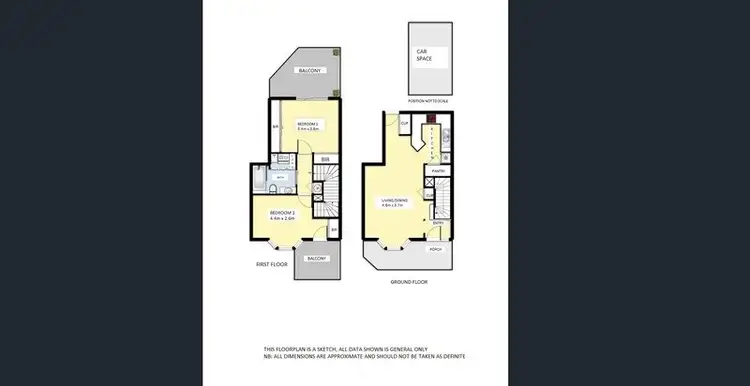 Floorplan of Homely townhouse listing, 85/13-15 Hewish Road, Croydon VIC 3136