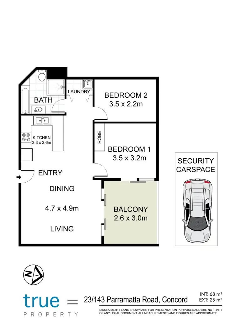 Floorplan of Homely apartment listing, 23/143-145 Parramatta Road, Concord NSW 2137