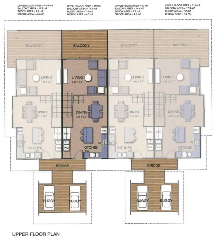 Floorplan of Homely townhouse listing, Panorama 2/7 Acacia Drive, Hamilton Island QLD 4803