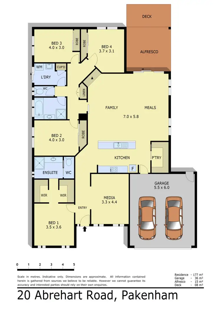 Floorplan of Homely house listing, 20 Abrehart Road, Pakenham VIC 3810