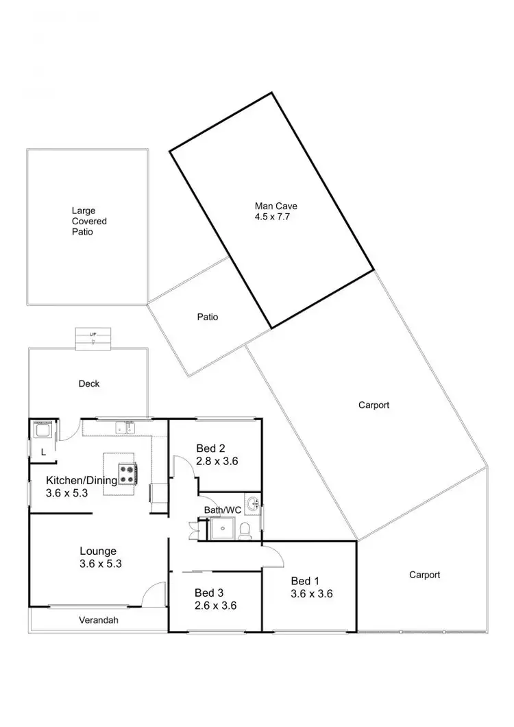 Floorplan of Homely house listing, 18 Ougden Way, Medina WA 6167
