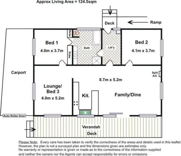 Floorplan of Homely house listing, 7 Hill Street, Tailem Bend SA 5260