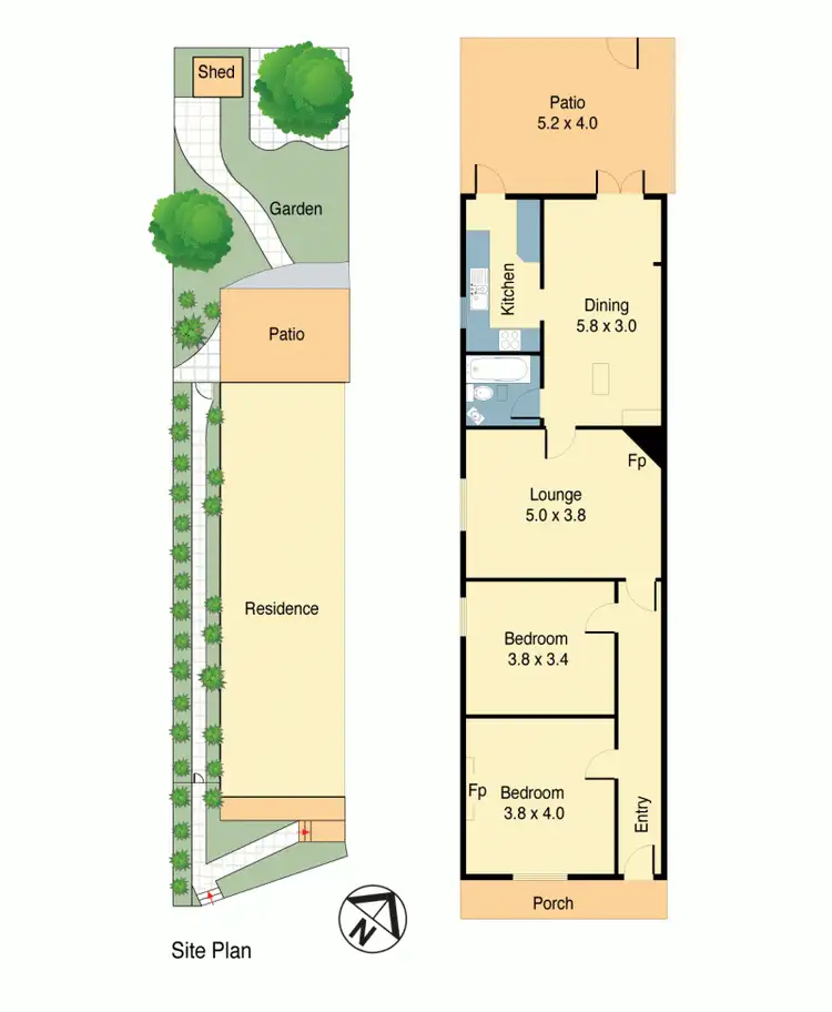 Floorplan of Homely house listing, 21 Hill Street, Marrickville NSW 2204
