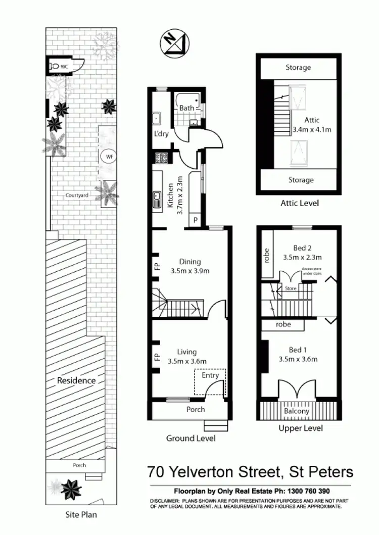Floorplan of Homely house listing, 70 Yelverton Street, Sydenham NSW 2044