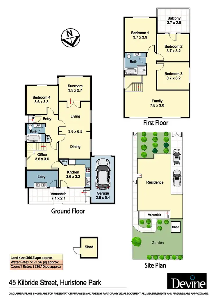 Floorplan of Homely house listing, 45 Kilbride Street, Hurlstone Park NSW 2193
