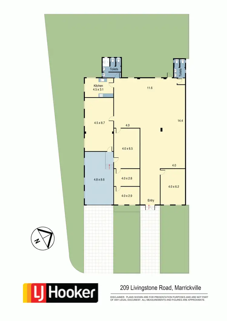 Floorplan of Homely house listing, 209 Livingstone Rd, Marrickville NSW 2204