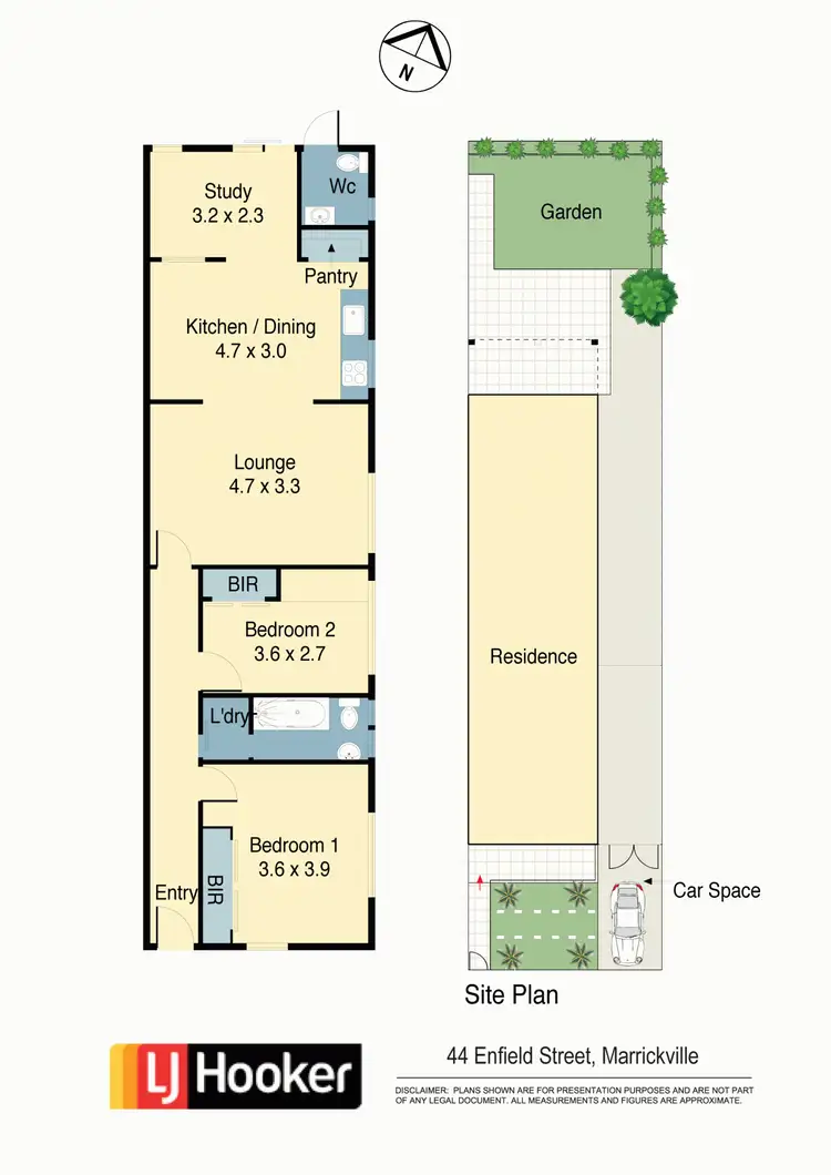 Floorplan of Homely house listing, 44 Enfield Street, Marrickville NSW 2204
