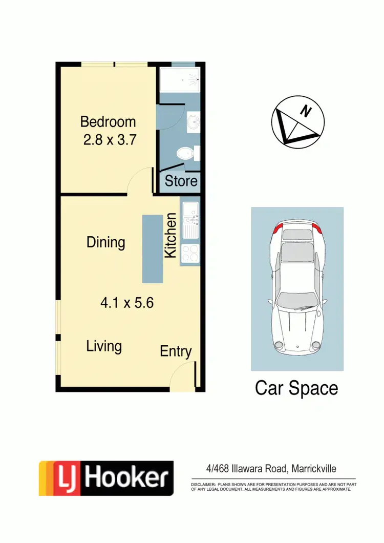 Floorplan of Homely apartment listing, 4/468 Illawarra Road, Marrickville NSW 2204
