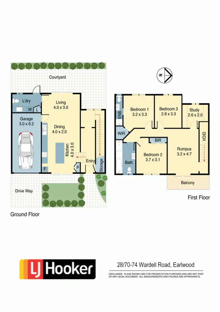 Floorplan of Homely townhouse listing, 28/70-74 Wardell Road, Earlwood NSW 2206