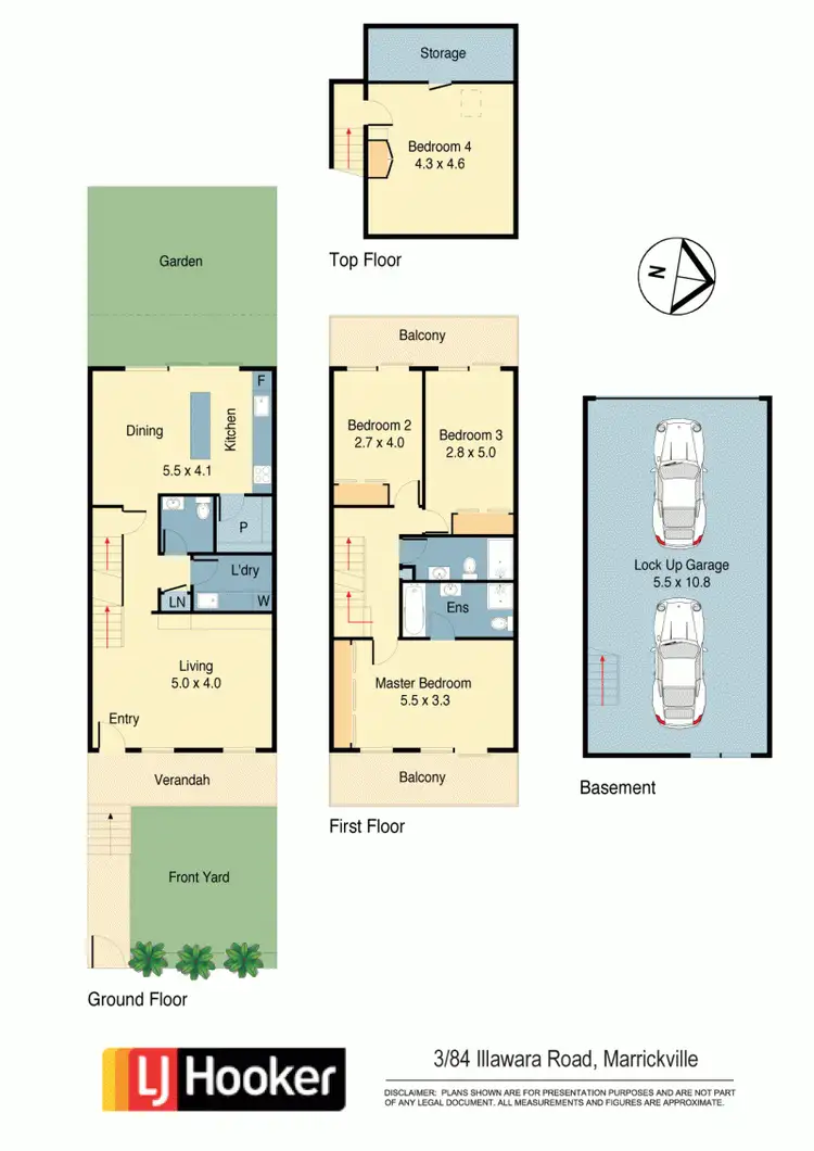 Floorplan of Homely house listing, 3/84 Illawarra Road, Marrickville NSW 2204