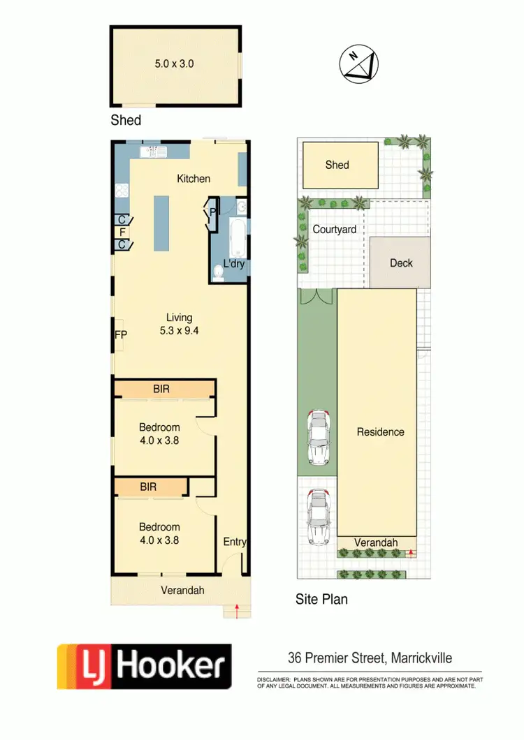Floorplan of Homely house listing, 36 Premier Street, Marrickville NSW 2204