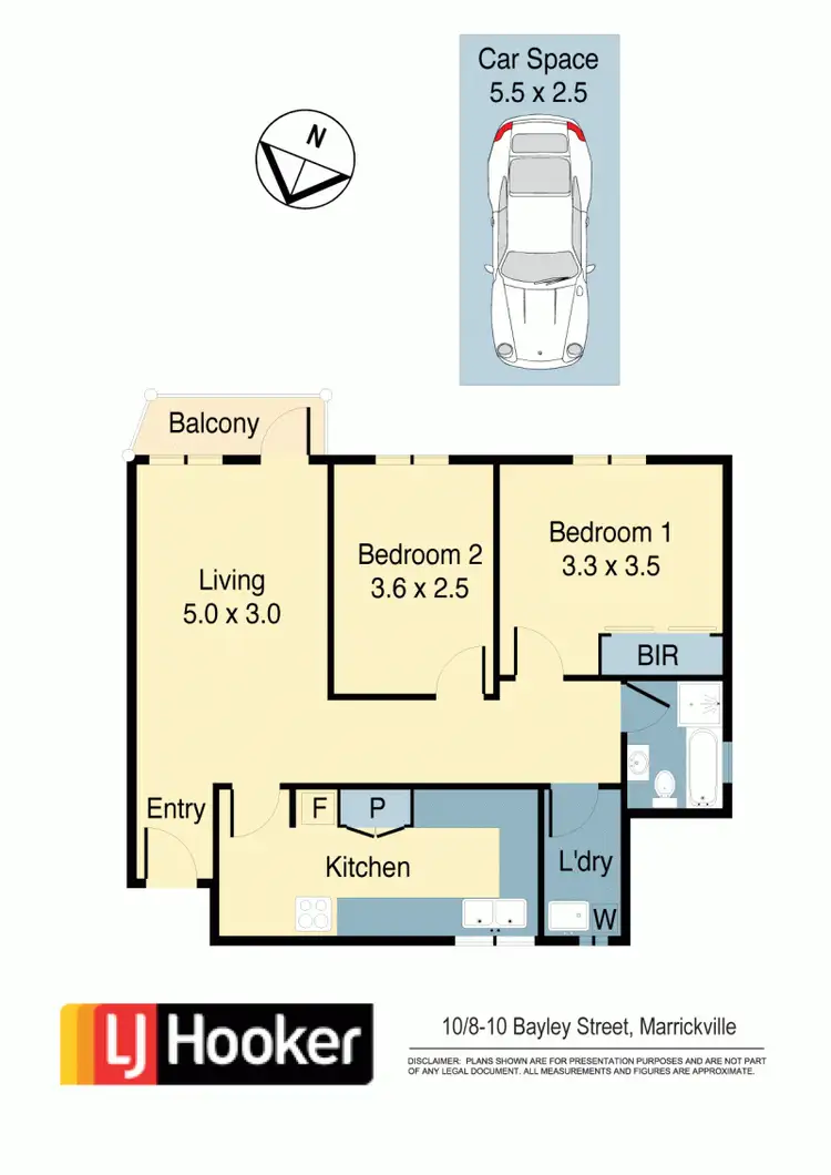 Floorplan of Homely apartment listing, 10/8-10 Bayley Street, Marrickville NSW 2204