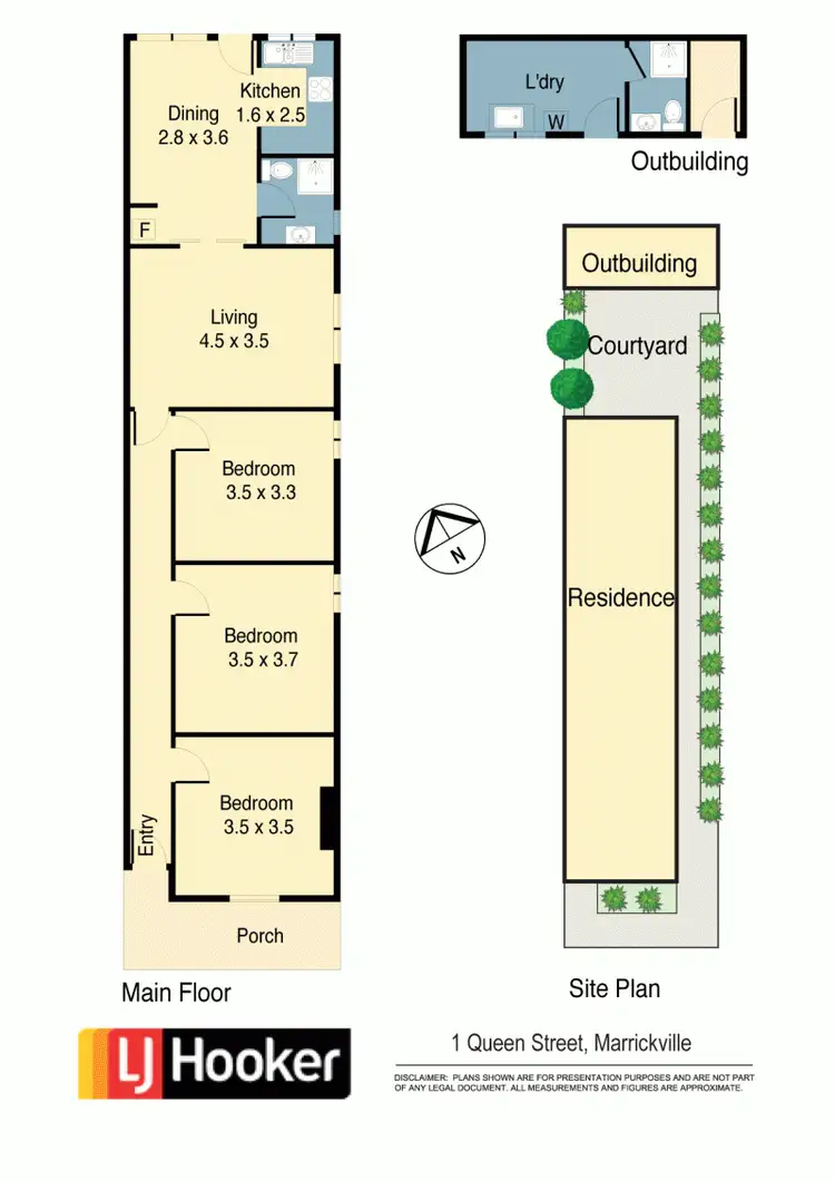 Floorplan of Homely house listing, 1 Queen Street, Marrickville NSW 2204