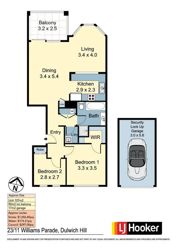 Floorplan of Homely unit listing, 23/11 Williams Parade, Dulwich Hill NSW 2203